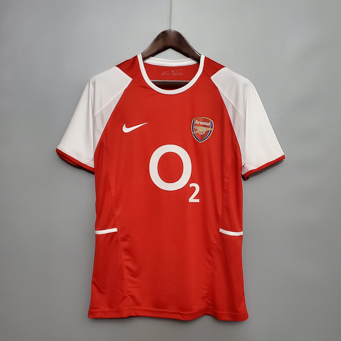Camisa retrô Arsenal 02/04