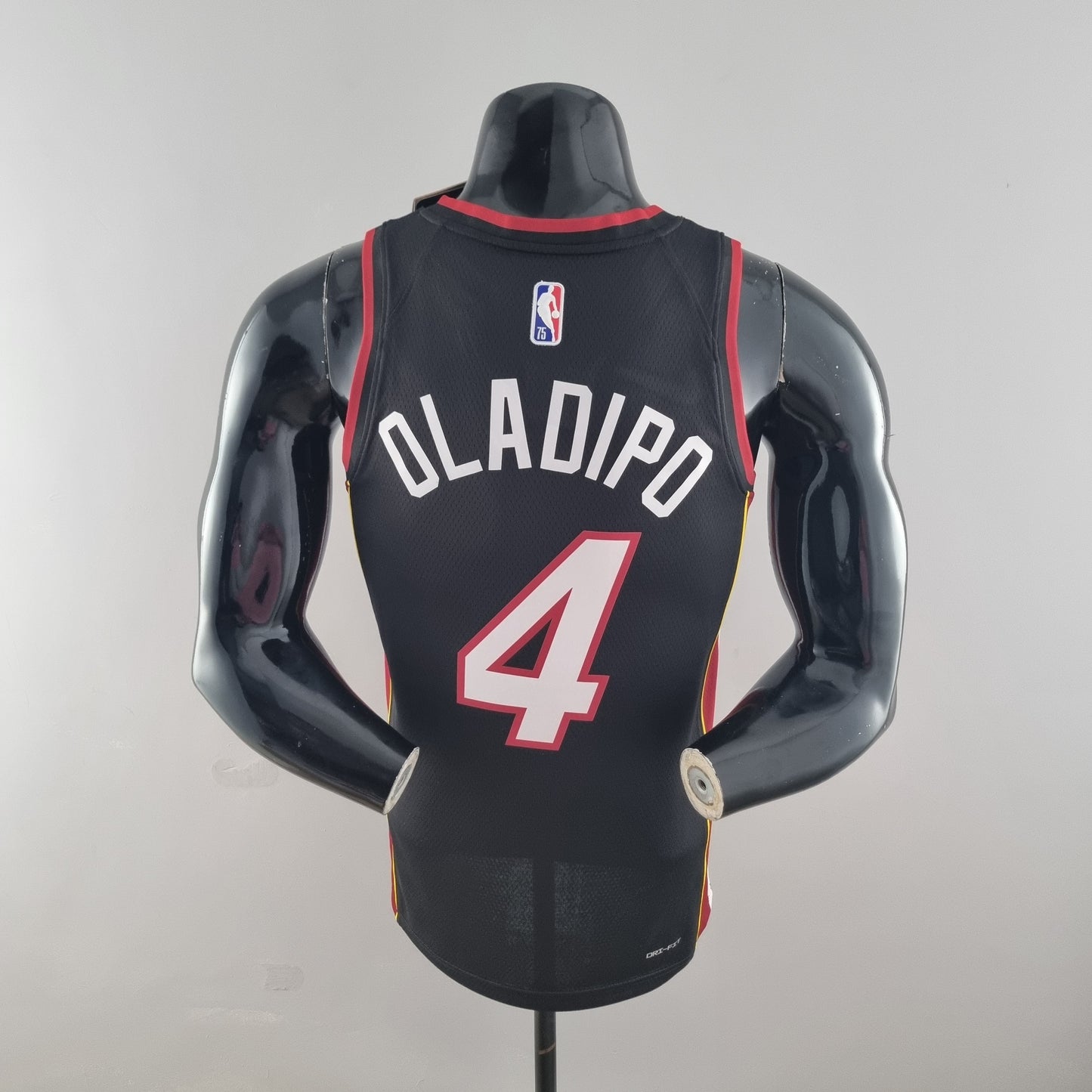Camisa NBA Miami Heat #4 Oladipo - 75° Aniversário Black