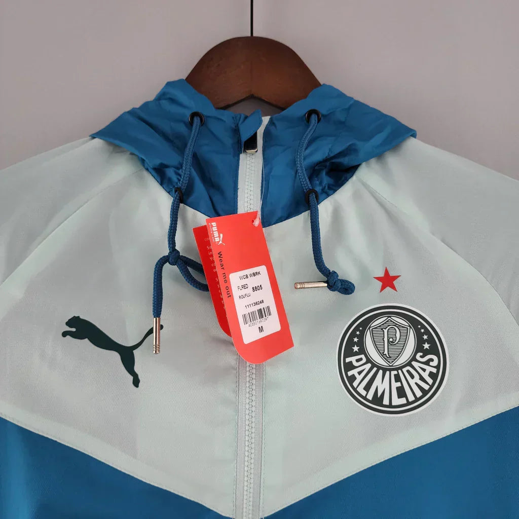 Corta-vento Palmeiras Puma - Azul+Cinza