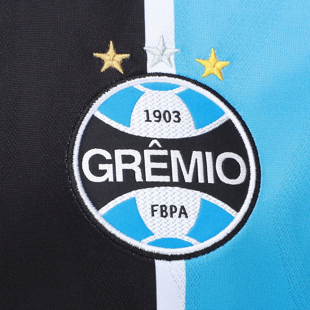 Camisa Grêmio I 25/26 Torcedor Umbro Masculina - Azul+Preto