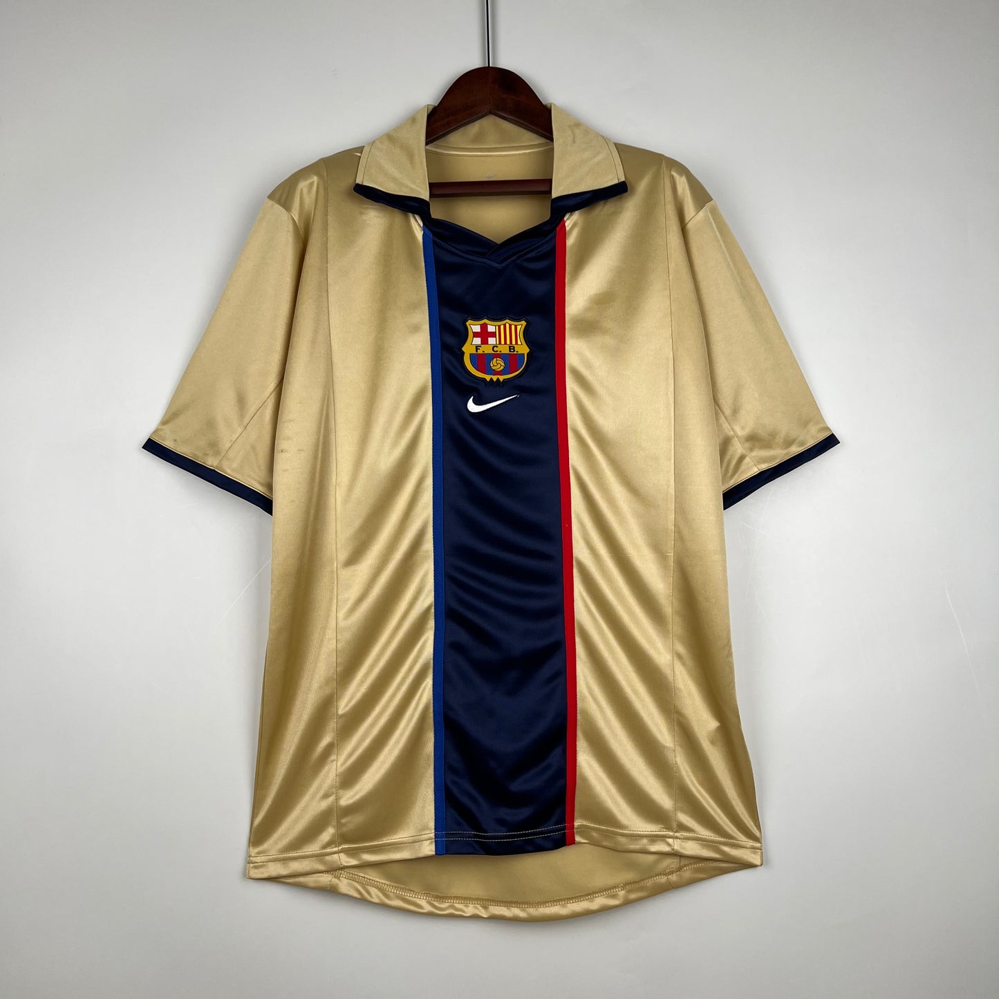 Camisa retrô Barcelona 2002