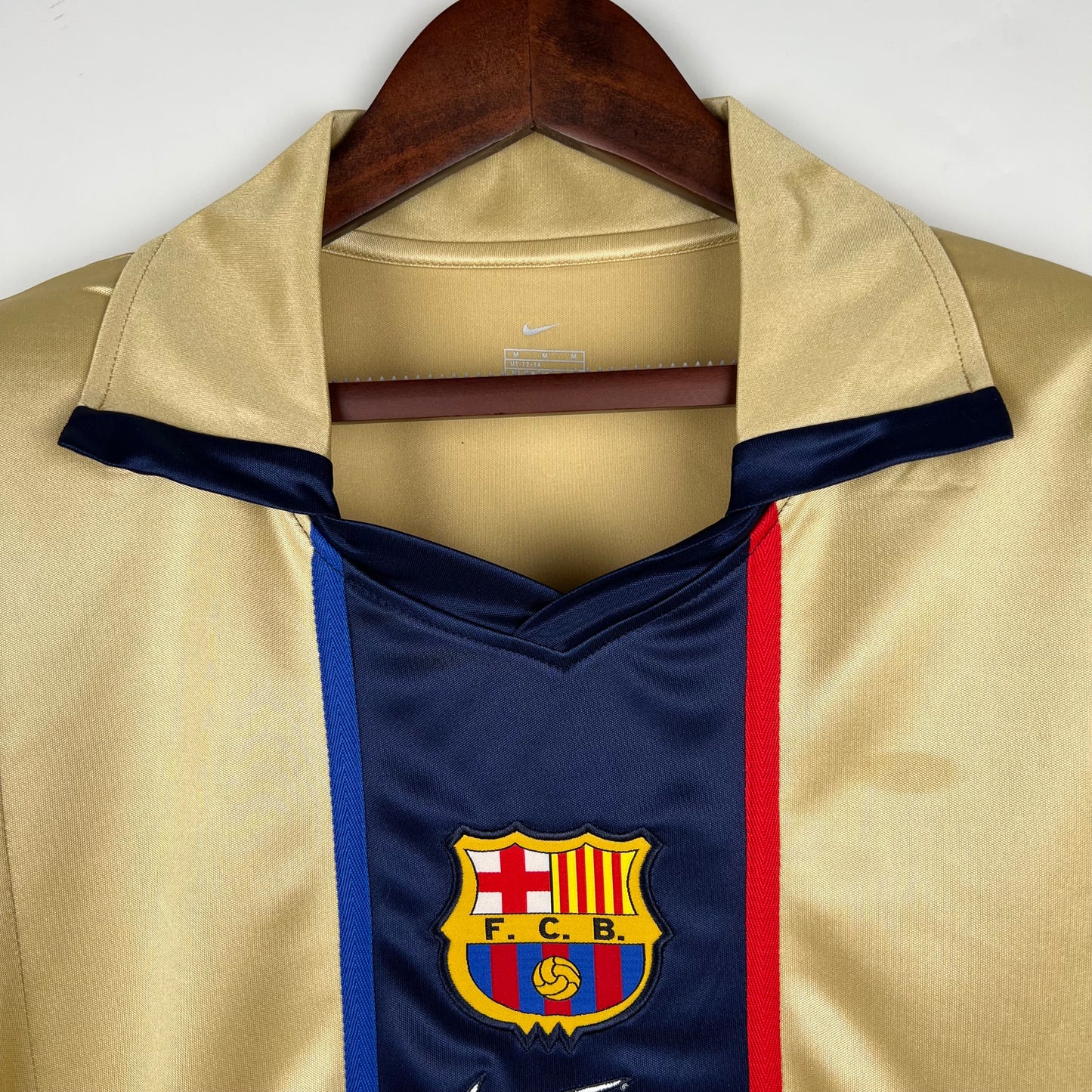 Camisa retrô Barcelona 2002