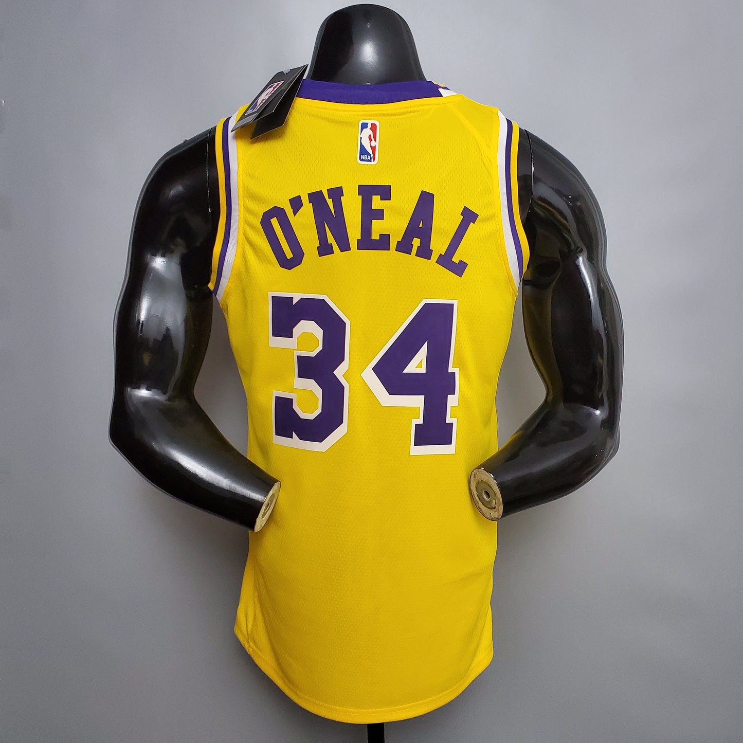 Camisa NBA Lakers #34 O'Neal Commemorative Yellow - 23/24