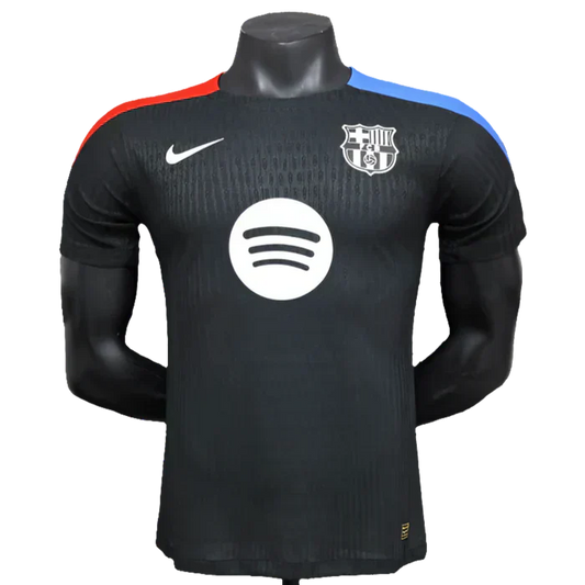 Camisa Barcelona Edição Especial 25/26 - Preta - Versão Jogador