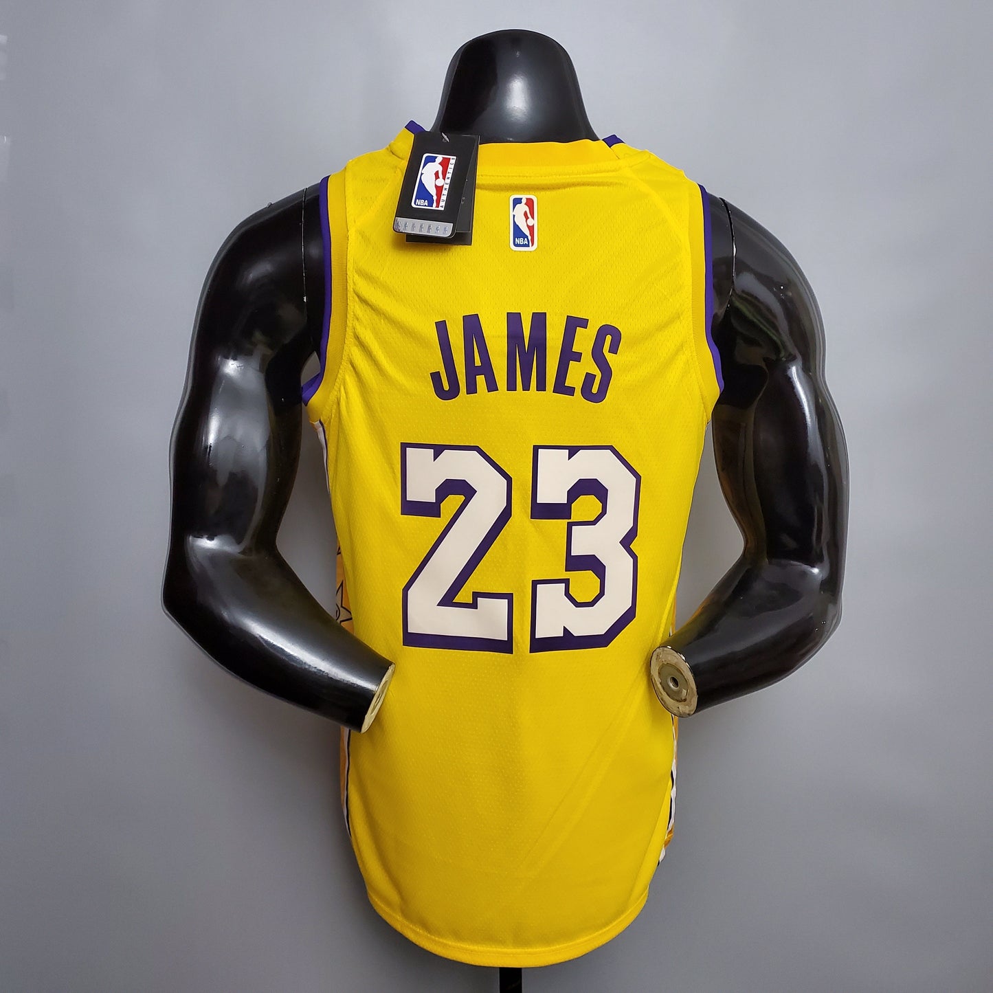 Camisa NBA Lakers #23 James V-neck City Yellow - 23/24