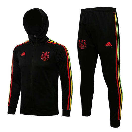 Conjunto Inverno Ajax Preta Adidas - Com Capuz