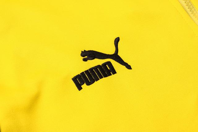 Conjunto Inverno Borussia Dortmund Amarela Puma - Com Capuz