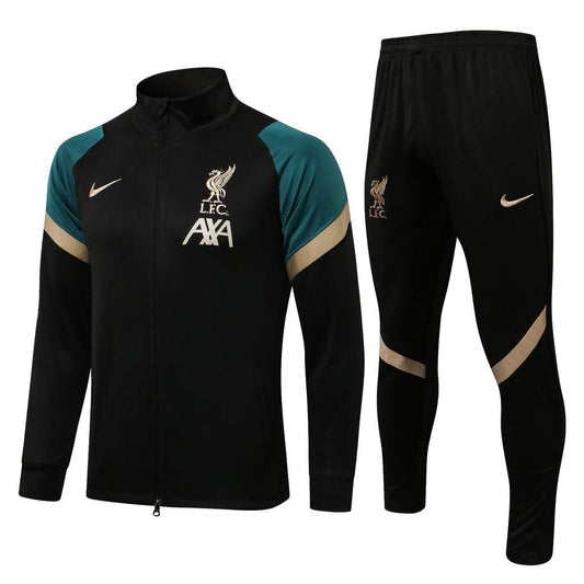 Conjunto Inverno Liverpool Preta Nike - Com Fecho