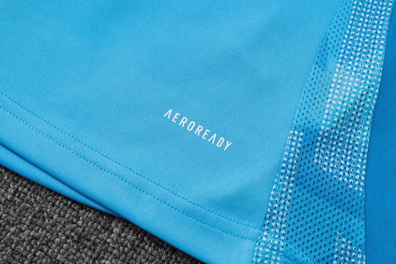 Conjunto Inverno do Flamengo Adidas - Azul Claro