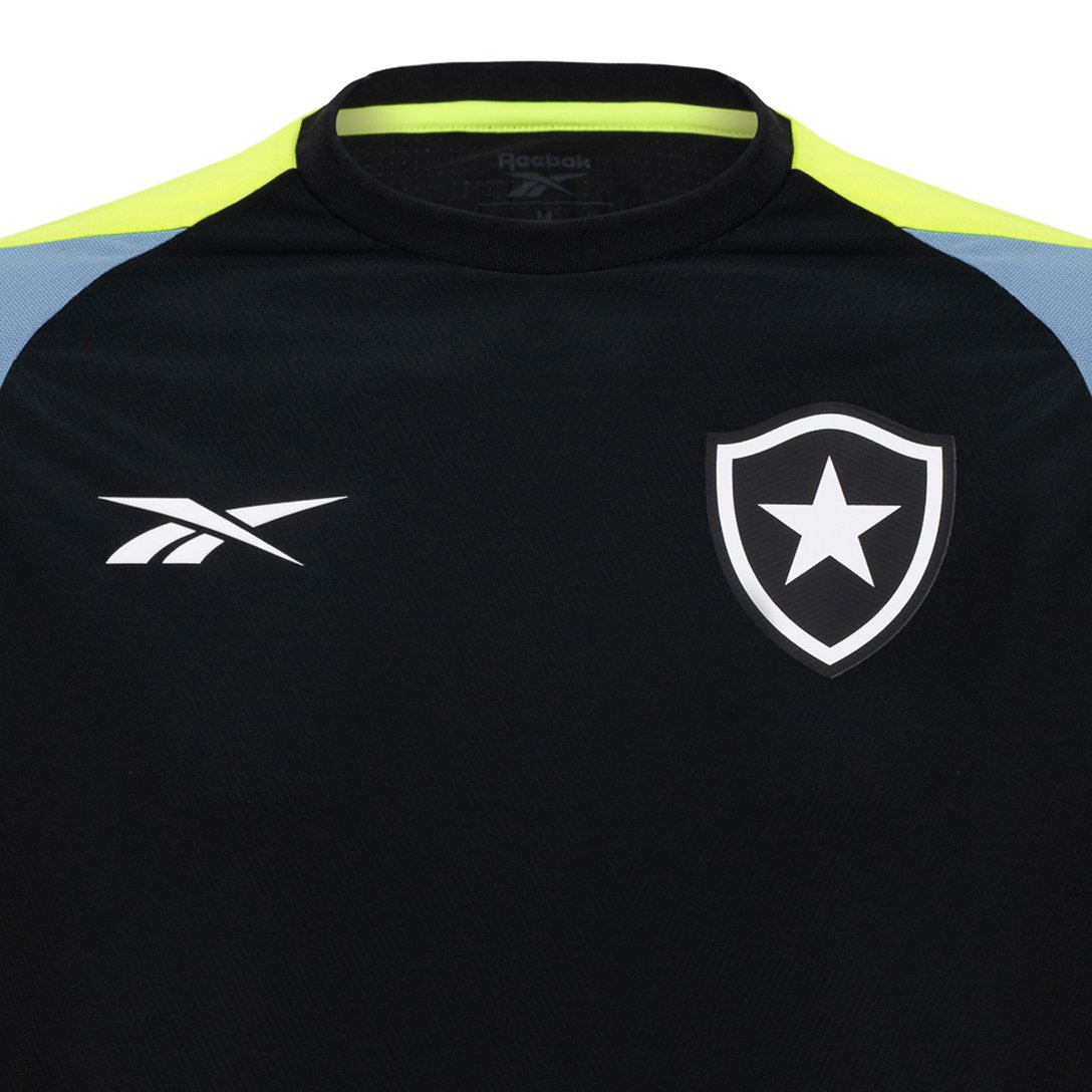 Regata Botafogo 24/25 Treino  Reebok Masculina - Preto
