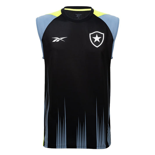 Regata Botafogo 24/25 Treino  Reebok Masculina - Preto