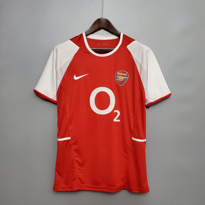 Camisa retrô Arsenal 02/04