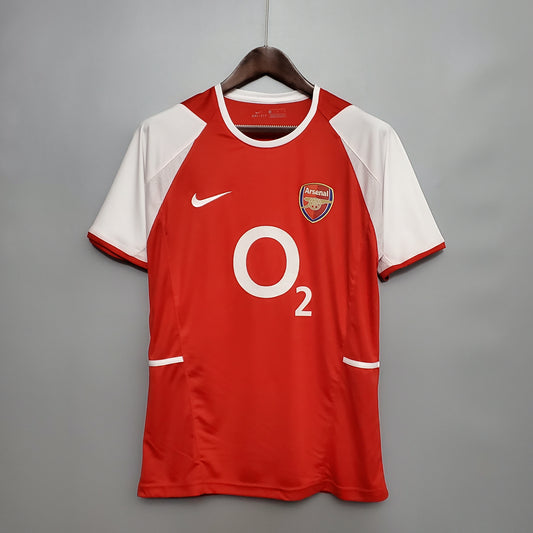 Camisa retrô Arsenal 02/04