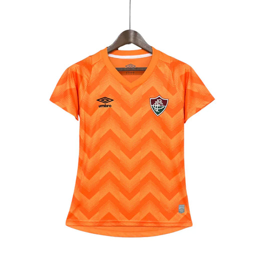 Camisa Fluminense Goleiro 24/25 Torcedor Umbro Feminina - Laranja