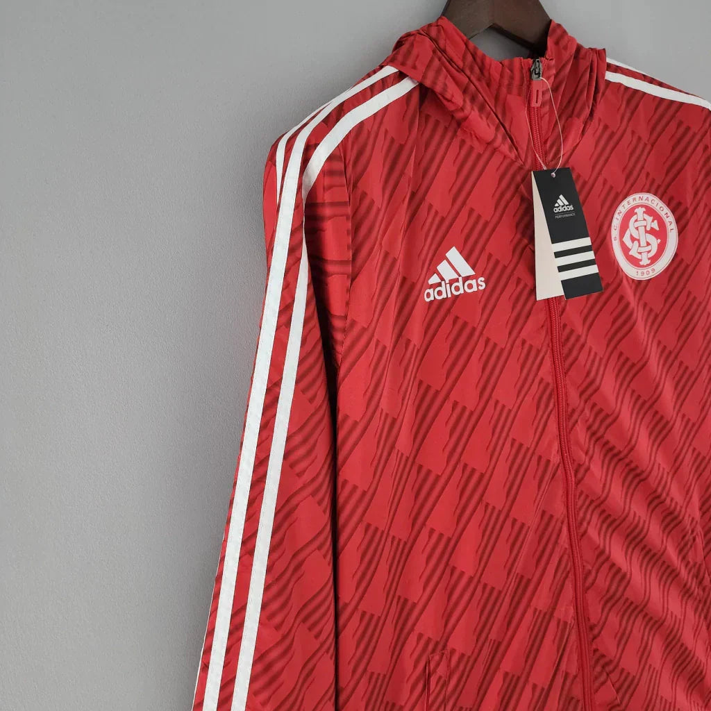 Corta-vento Internacional Adidas - Vermelho