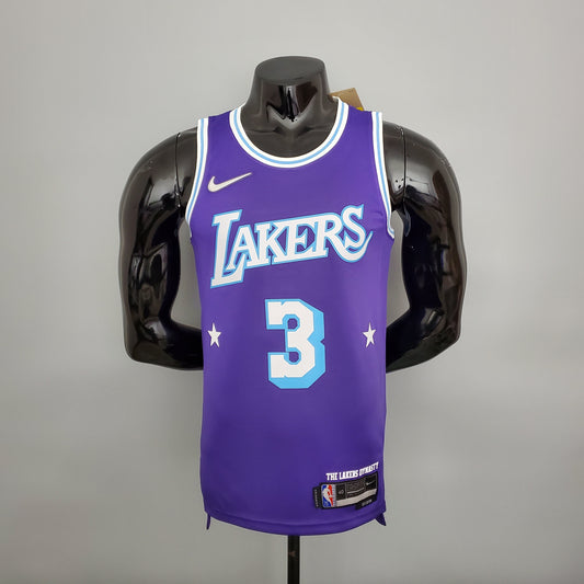Camisa NBA Lakers #3 Davis City Edition Purple - 23/24