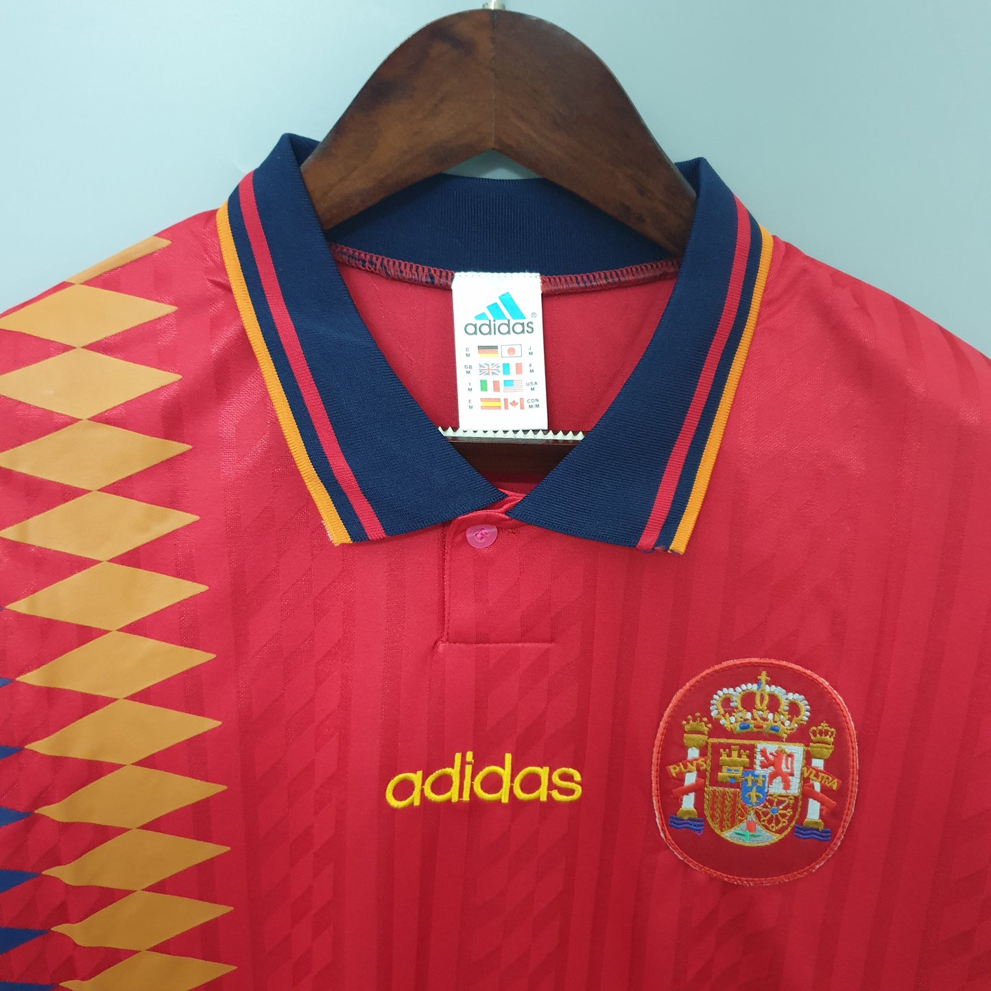 Camisa retrô Espanha 1994