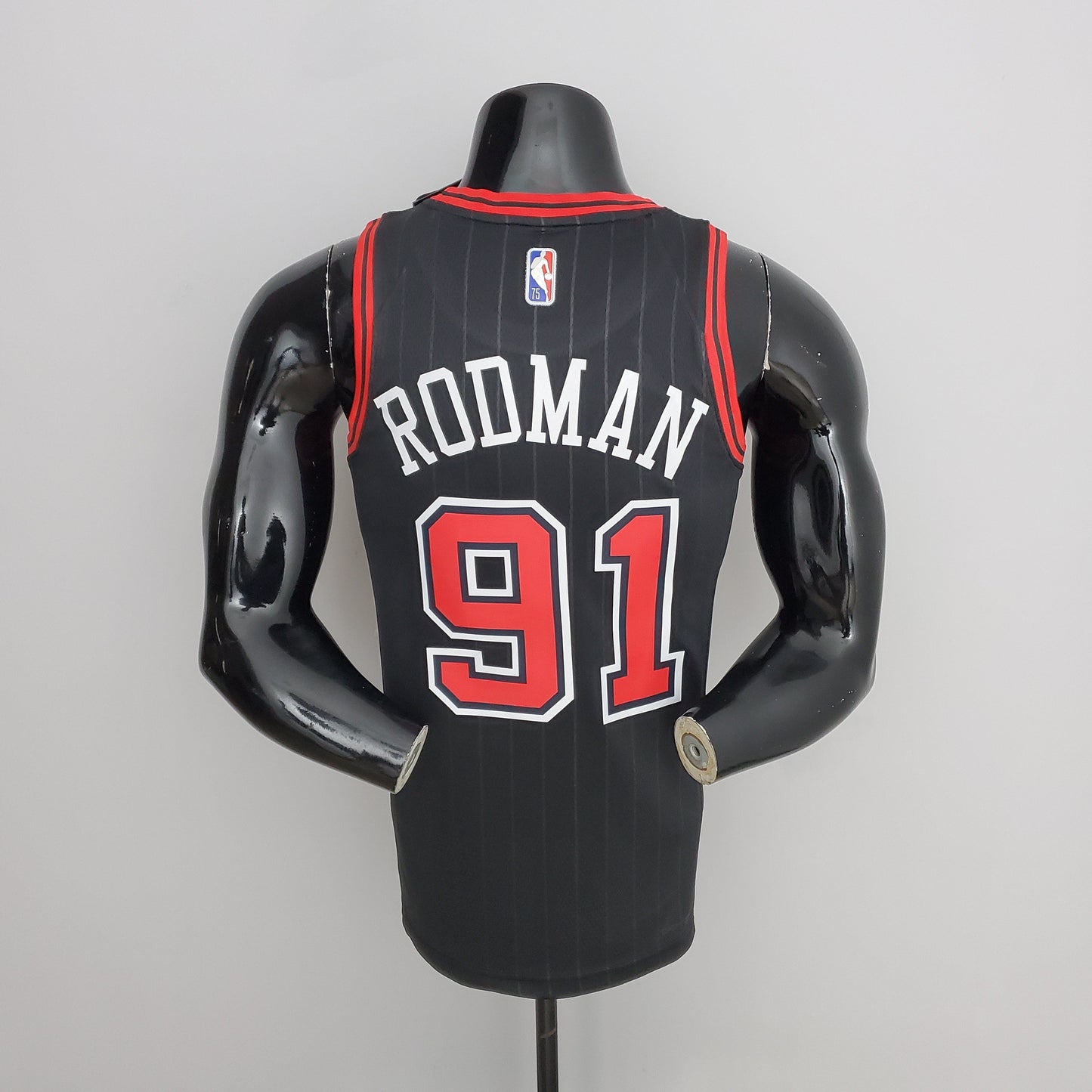 Camisa NBA Chicago Bulls #91 Rodman - Flyers Black