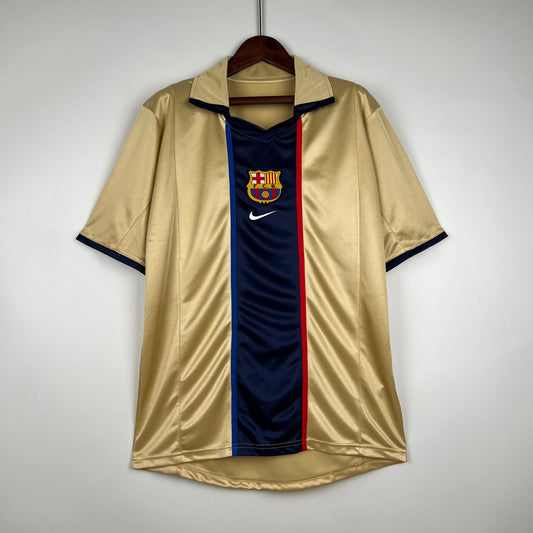 Camisa retrô Barcelona 2002