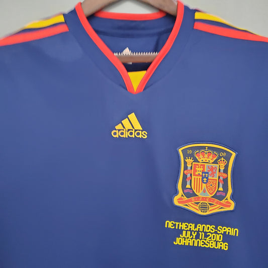 Camisa retrô Espanha 2010