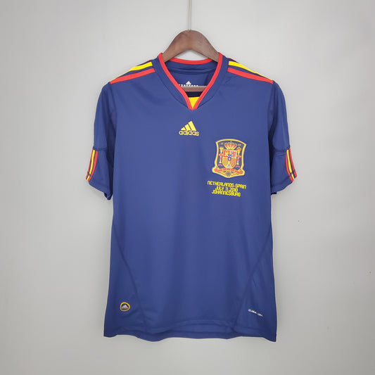 Camisa retrô Espanha 2010