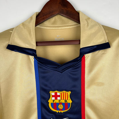 Camisa retrô Barcelona 2002