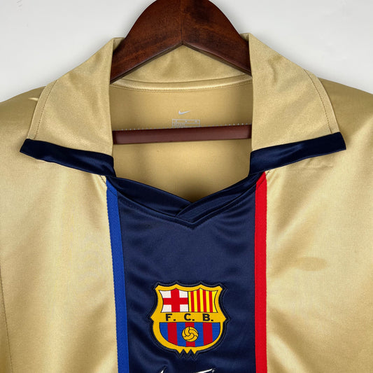 Camisa retrô Barcelona 2002