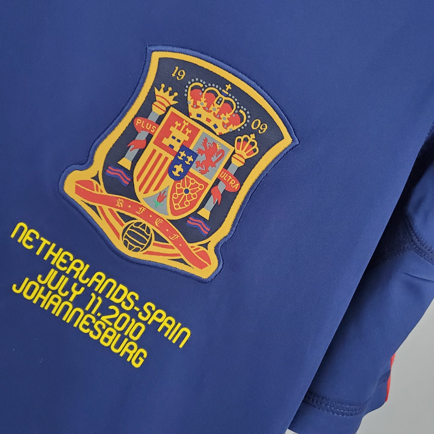 Camisa retrô Espanha 2010