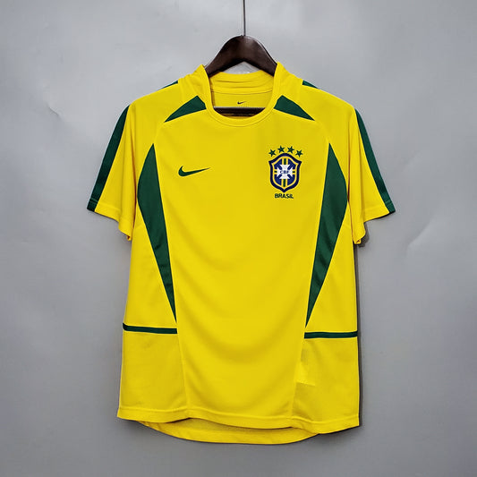Camisa retrô Brasil 2002