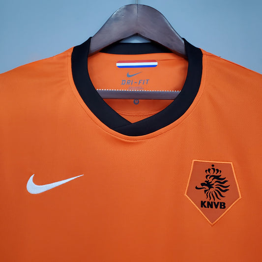 Camisa retrô Holanda 2010