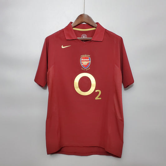 Camisa retrô Arsenal 05/06
