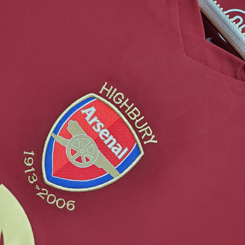 Camisa retrô Arsenal 05/06