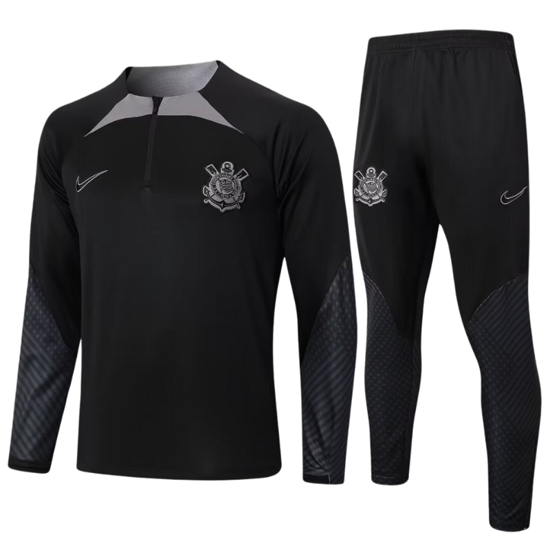 Conjunto Inverno Corinthians - Preto
