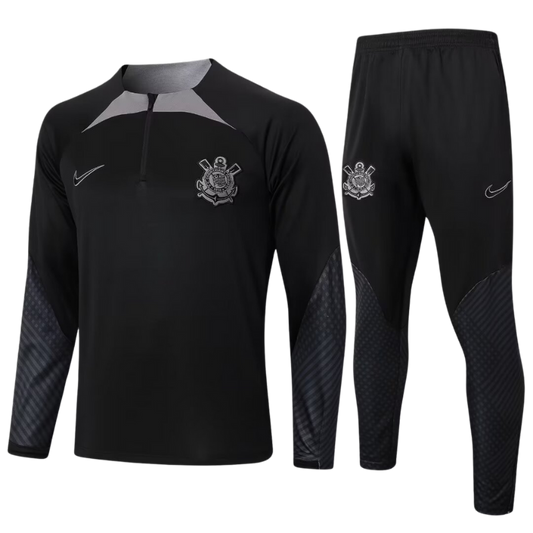 Conjunto Inverno Corinthians - Preto