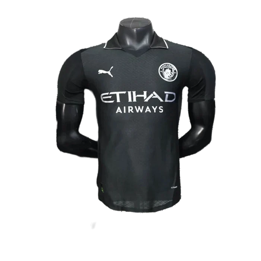 Camisa Manchester City 25/26 Edição Especial - Preta - Versão Jogador