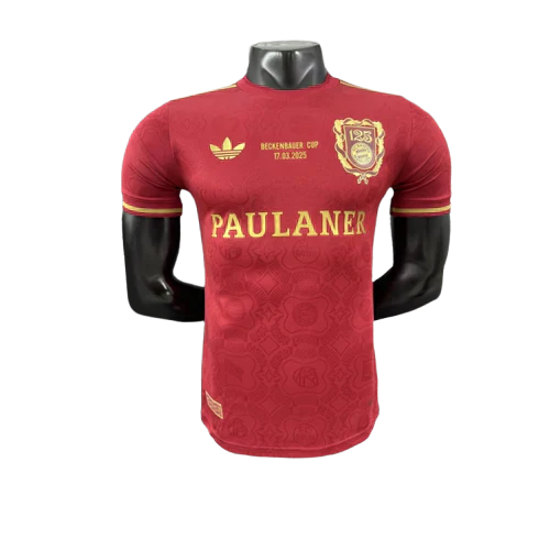 Camisa Bayern de Munique 25/26 125º aniversário - Vermelha - Versão do jogador