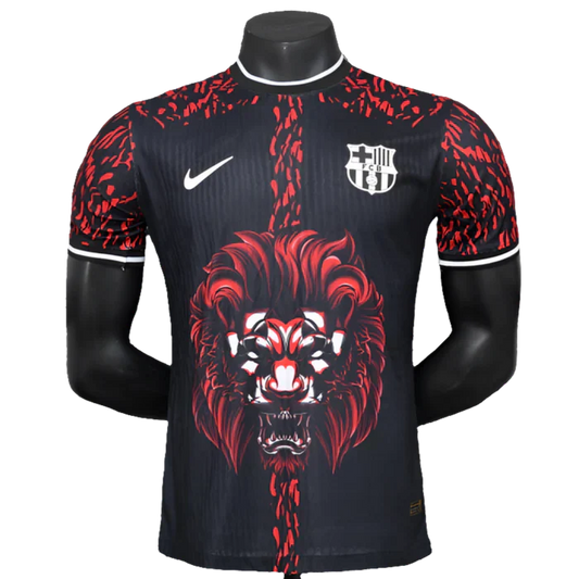 Camisa Barcelona Lion Edition 25/26 - Vermelha - Versão Jogador