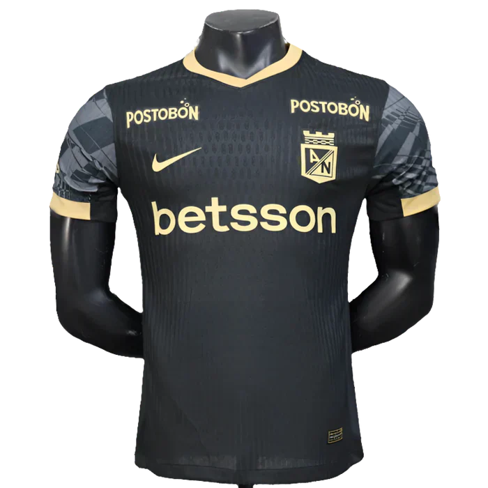 Camisa Atletico Nacional 25/26 Edição Preta - Versão Jogador