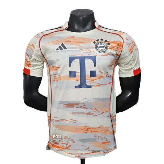 Camisa reserva do Bayern de Munique 25/26 II - Versão do jogador