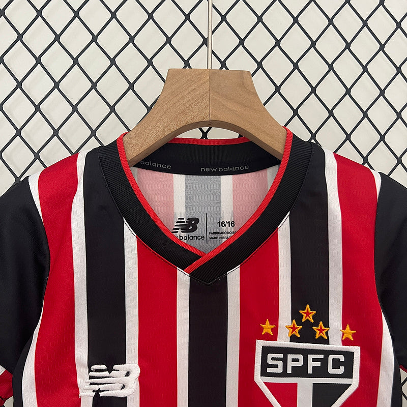 Conjunto Infantil São Paulo ll 2024/25 Tricolor - Modelo Torcedor