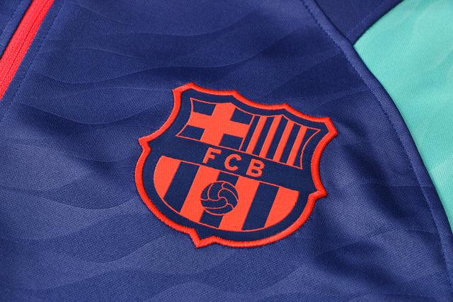 Conjunto Inverno Barcelona Azul Nike - Com Ziper