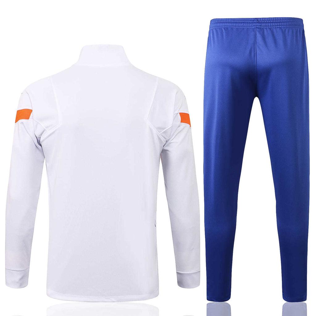 Conjunto Inverno Chelsea Branco e Azul Nike - Com Fecho