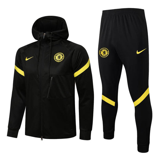 Conjunto Inverno Chelsea Preta Nike - Com Capuz