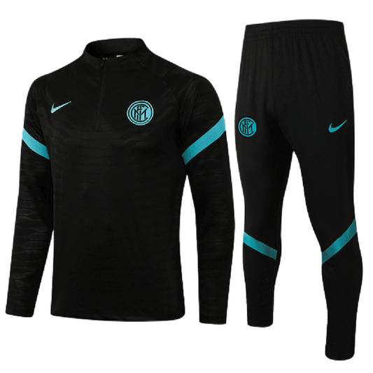 Conjunto Inverno Inter de Milão Preto Nike - Com Ziper