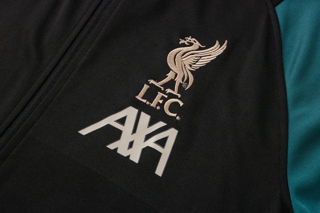 Conjunto Inverno Liverpool Preta Nike - Com Fecho