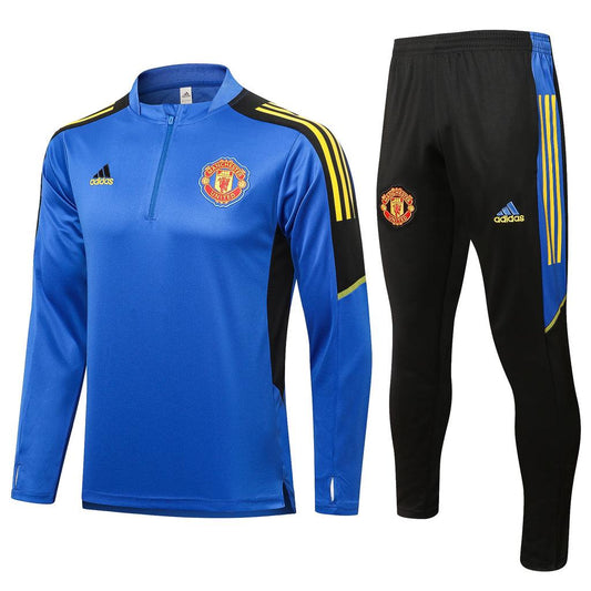 Conjunto Inverno Manchester United Azul Adidas - Com Ziper