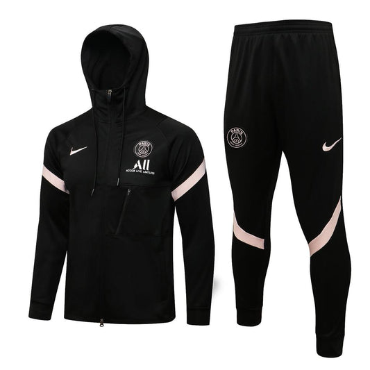 Conjunto Inverno PSG Preta Nike - Com Capuz