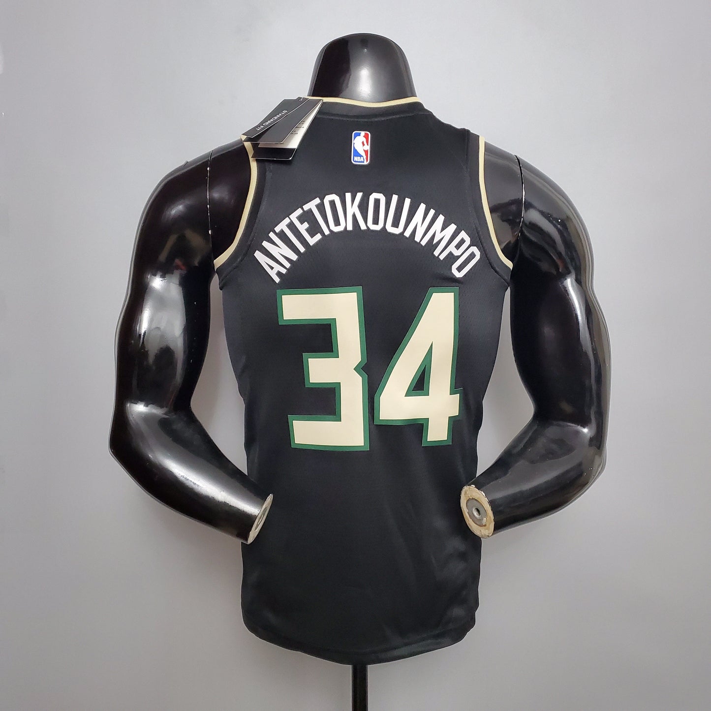 Camisa NBA Milwalkee Bucks #34 Antetokounmpo - Theme Black